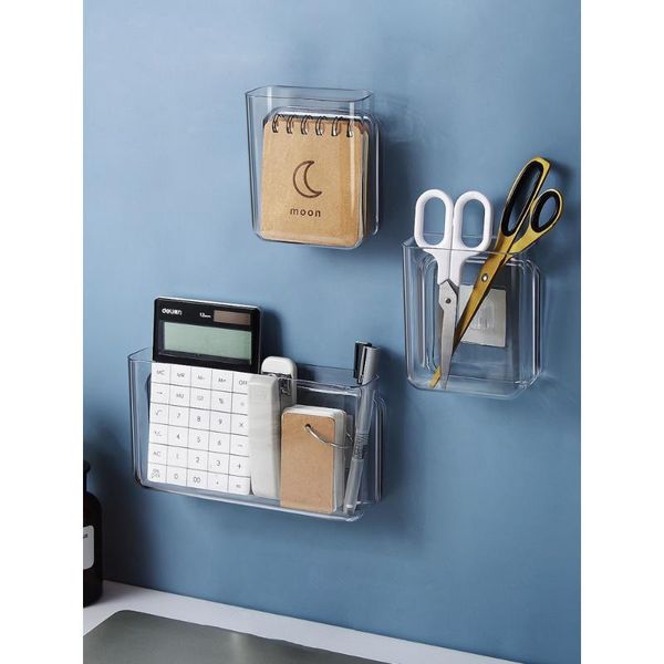 storage baskets wall-mounted wall shelf bathroom transparent plastic toilet rack punch-stationery remote control debris box
storage baskets wall-mounted wall shelf bathroom transparent plastic toilet rack punch-stationery remote control debris box