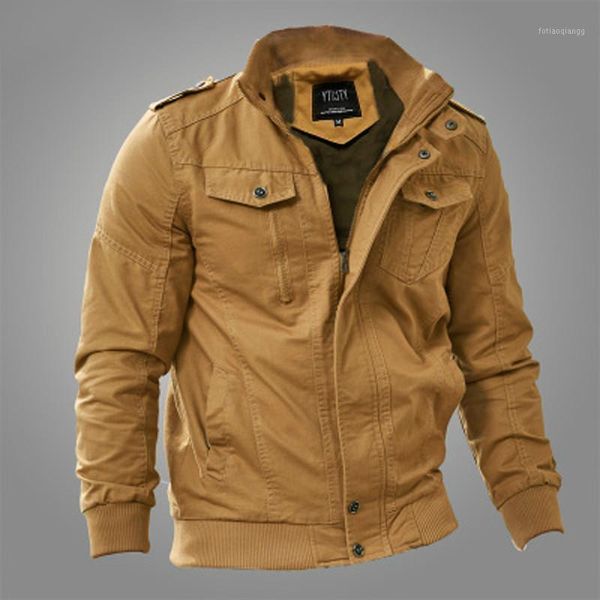men's jackets mens autumn winter cotton bomber jacket men badge military tactical & coats pilot plus size 6xl chaqueta hombre, Black;brown
men's jackets mens autumn winter cotton bomber jacket men badge military tactical & coats pilot plus size 6xl chaqueta hombre, Black;brown
