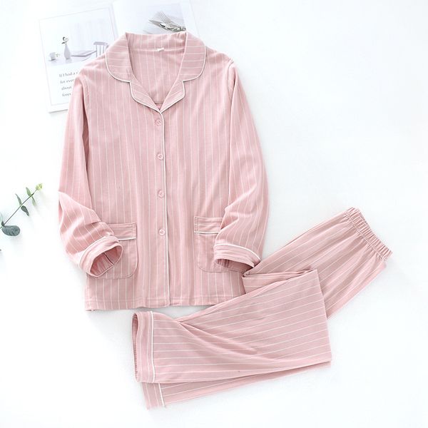 100% cotton women pajamas sets turn-down neck shirt+pants comfort long sleeve stripe pyjamas female autumn home wear, Black;red
100% cotton women pajamas sets turn-down neck shirt+pants comfort long sleeve stripe pyjamas female autumn home wear, Black;red