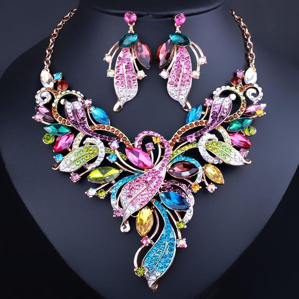 earrings & necklace farlena jewelry hand painted leaf set for women bridal wedding party fashion crystal rhinestones sets, Silver
earrings & necklace farlena jewelry hand painted leaf set for women bridal wedding party fashion crystal rhinestones sets, Silver