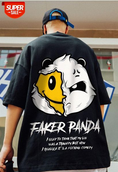 summer panda five-point sleeve male oversize tide brand trend chinese style loose large size half #gl6v, White;black
summer panda five-point sleeve male oversize tide brand trend chinese style loose large size half #gl6v, White;black