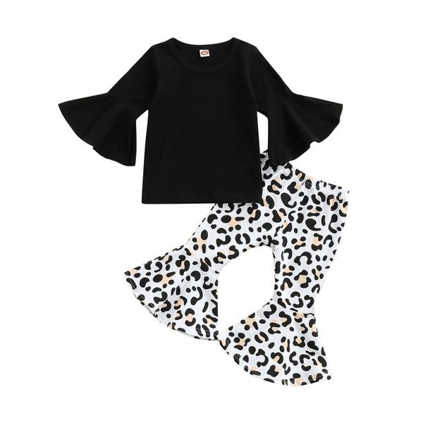 girl's dresses 2 pcs infant casual outfits girls solid color flare sleeve round neck pullover + flared leopard print pants, Red;yellow
girl's dresses 2 pcs infant casual outfits girls solid color flare sleeve round neck pullover + flared leopard print pants, Red;yellow