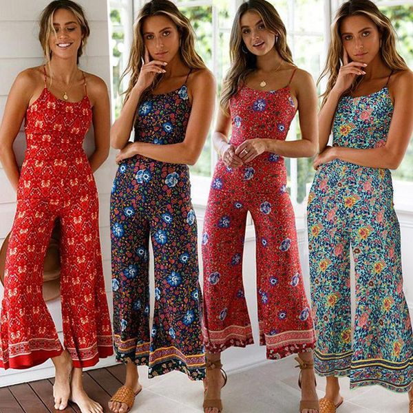 women's tracksuits cross-border 4 color in the summer of 2021 and backless printed with zipper female jumpsuits 600131, Gray
women's tracksuits cross-border 4 color in the summer of 2021 and backless printed with zipper female jumpsuits 600131, Gray