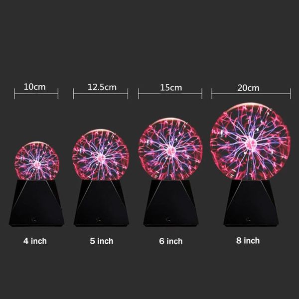 night lights led magic plasma ball light usb/battery powered novelty glass lamp 3 4 5 6 8 inch eu plug sphere desk
night lights led magic plasma ball light usb/battery powered novelty glass lamp 3 4 5 6 8 inch eu plug sphere desk
