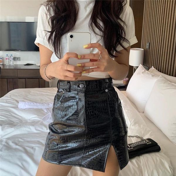 skirts womens high waist crocodile pattern split hem faux leather black mini skirt package hip bodycon party clubwear
skirts womens high waist crocodile pattern split hem faux leather black mini skirt package hip bodycon party clubwear