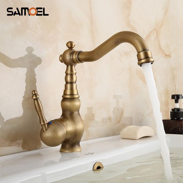 bathroom sink faucets classic basin mixer taps antique brass finished and cold deck mounted rotating faucet af1002
bathroom sink faucets classic basin mixer taps antique brass finished and cold deck mounted rotating faucet af1002