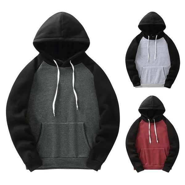 men's hoodies & sweatshirts 2021 fashion autumn and winter raglan sleeves color block hooded sports casual sweater streetwear, Black
men's hoodies & sweatshirts 2021 fashion autumn and winter raglan sleeves color block hooded sports casual sweater streetwear, Black