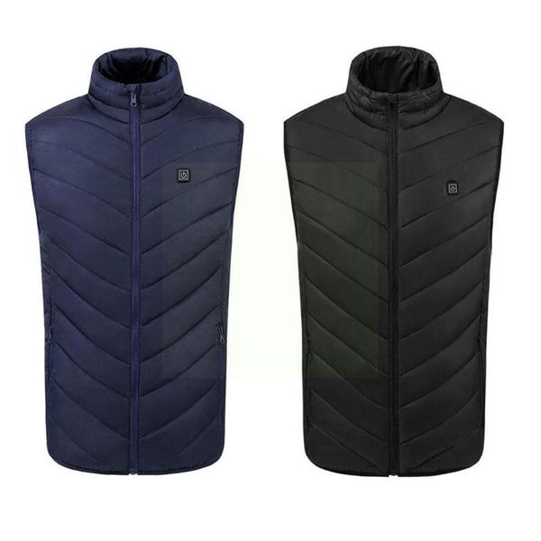 men's vests cotton vest heating stand collar electric safe suit intelligent constant usb temperature t8d5, Black;white 
men's vests cotton vest heating stand collar electric safe suit intelligent constant usb temperature t8d5, Black;white