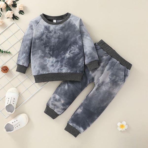 clothing sets winter toddler baby boys tie-dye sweatshirts +pants kids warm outfits tracksuit child boy clothes 1 2 3 4 years, White 
clothing sets winter toddler baby boys tie-dye sweatshirts +pants kids warm outfits tracksuit child boy clothes 1 2 3 4 years, White