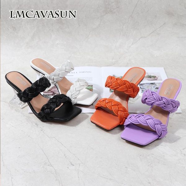 slippers lmcavasun woven solid color sandals and 2021 summer autumn fashion ladies one-line outer wear, Black
slippers lmcavasun woven solid color sandals and 2021 summer autumn fashion ladies one-line outer wear, Black