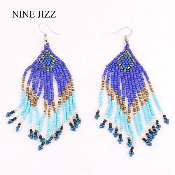 dangle & chandelier ninejizz bohemian long tassel earrings fashion handmade beaded ladies ethnic style women wholesale jewelry gifts, Silver
dangle & chandelier ninejizz bohemian long tassel earrings fashion handmade beaded ladies ethnic style women wholesale jewelry gifts, Silver