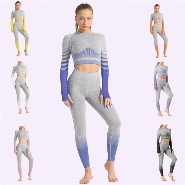 2pcs/set seamless women yoga push up pants sportswear gym clothes fitness long sleeve crop high waist leggings sports suits outfit
2pcs/set seamless women yoga push up pants sportswear gym clothes fitness long sleeve crop high waist leggings sports suits outfit