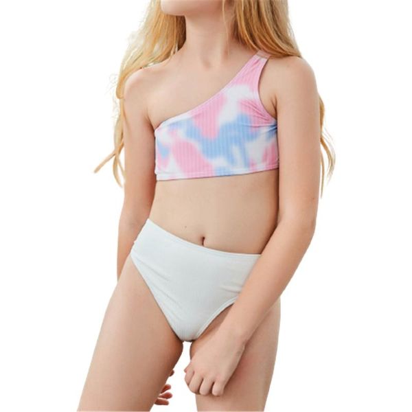 tie-dye print bikini swimsuit girl girls one-shoulder set two piece bathing suit for one-pieces, Black
tie-dye print bikini swimsuit girl girls one-shoulder set two piece bathing suit for one-pieces, Black
