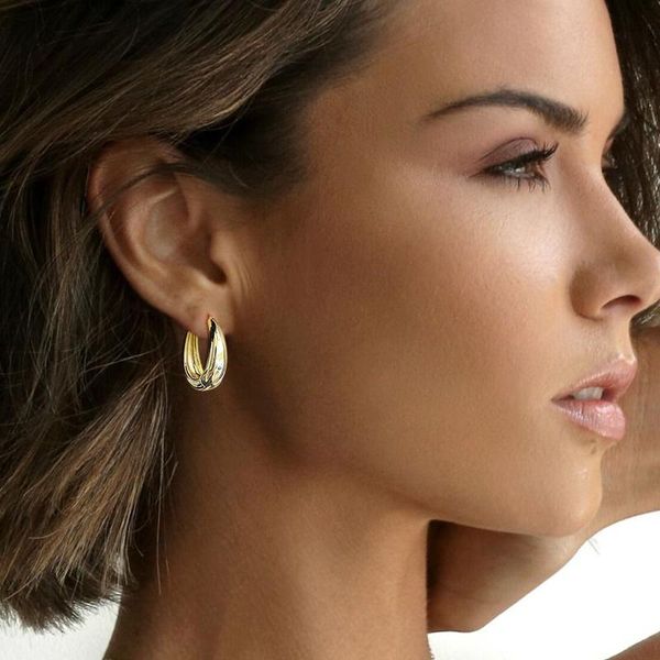hoop & huggie chic geometric oval earrings for women party jewelry, gold tone metal ear clip accessory, delicate gift to her, Golden;silver
hoop & huggie chic geometric oval earrings for women party jewelry, gold tone metal ear clip accessory, delicate gift to her, Golden;silver