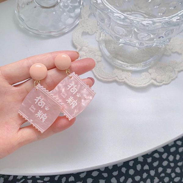 dangle & chandelier korean fashion women's accessories personality creative pink acrylic geometric square dog food earrings jewelry, Silver
dangle & chandelier korean fashion women's accessories personality creative pink acrylic geometric square dog food earrings jewelry, Silver