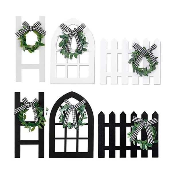 novelty items wooden farmhouse window tiered tray decoration decor,window sign fence shaped,ladder with wreath
novelty items wooden farmhouse window tiered tray decoration decor,window sign fence shaped,ladder with wreath