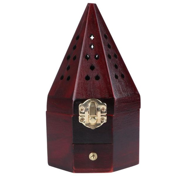 pyramid wood hollow aroma burner antique home crafts decoration (claret) fragrance lamps
pyramid wood hollow aroma burner antique home crafts decoration (claret) fragrance lamps