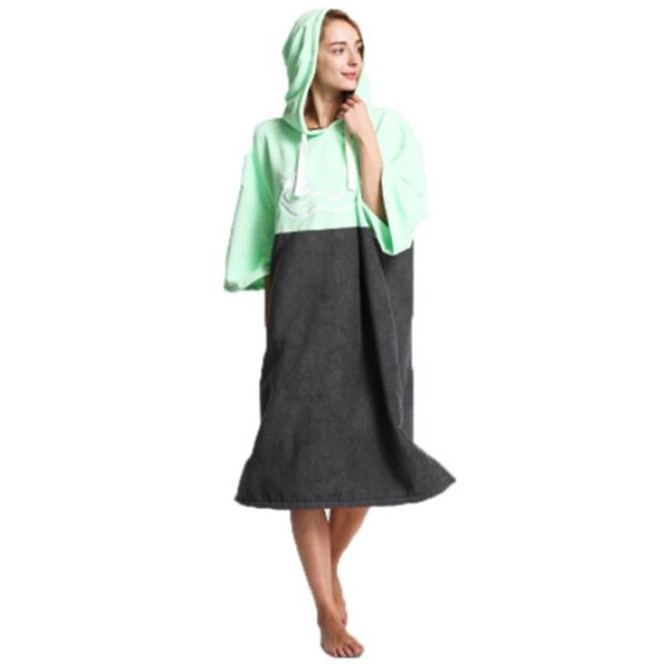 towel patchwork solid color drying robe poncho for swimming camping both men and women 110x78cm with pocket
towel patchwork solid color drying robe poncho for swimming camping both men and women 110x78cm with pocket