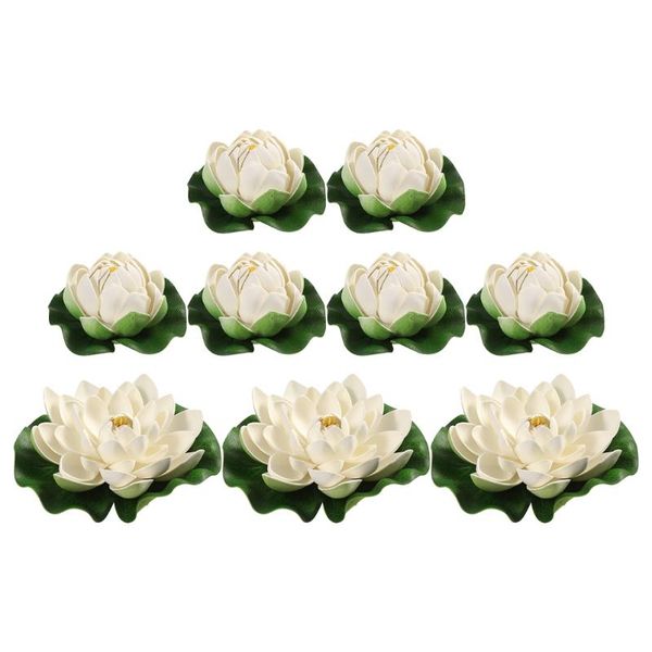 decorative flowers & wreaths 6pcs artificial water lilies lotus leafs garden fake lotuses
decorative flowers & wreaths 6pcs artificial water lilies lotus leafs garden fake lotuses