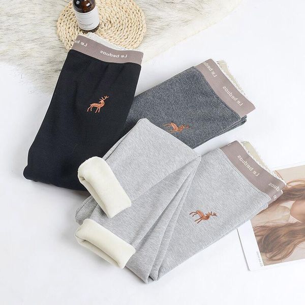 women cotton winter pants thread thickened cashmere leggings pure high waist legings s lim warm women's & capris, Black;white
women cotton winter pants thread thickened cashmere leggings pure high waist legings s lim warm women's & capris, Black;white