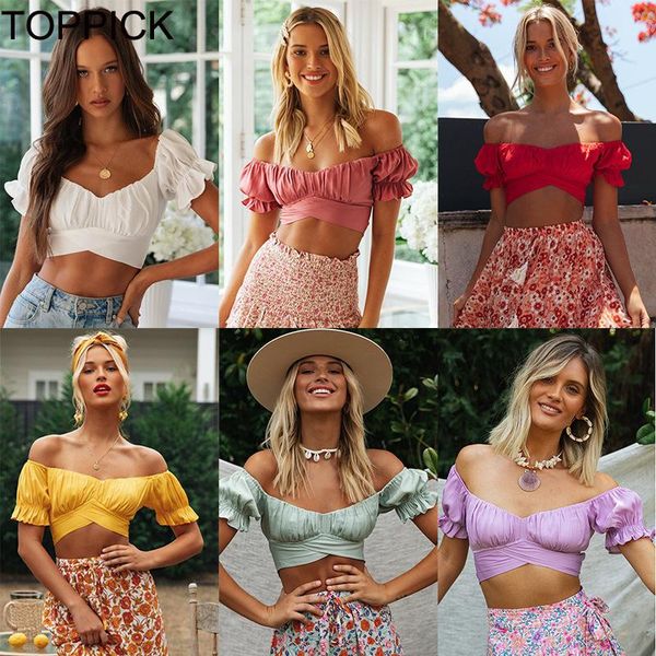 women's blouses & shirts off shoulder short sleeve blouse crop puff white shirt summer women 2021 femme tunic mujer
women's blouses & shirts off shoulder short sleeve blouse crop puff white shirt summer women 2021 femme tunic mujer