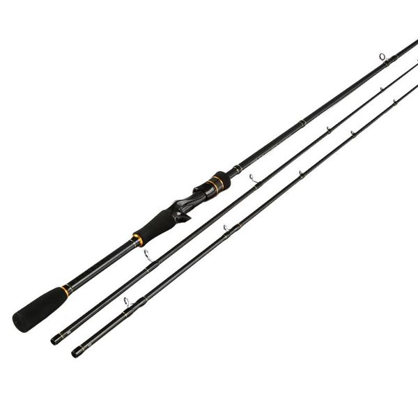 style carbon lure rod m l double pole shoot 2.1 straight handle grips boat fishing rods