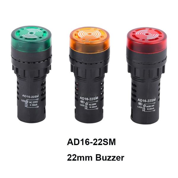 smart home control 10pcs 22mm flash light active buzzer beep indicator red/green/yellow ad16-22sm
smart home control 10pcs 22mm flash light active buzzer beep indicator red/green/yellow ad16-22sm