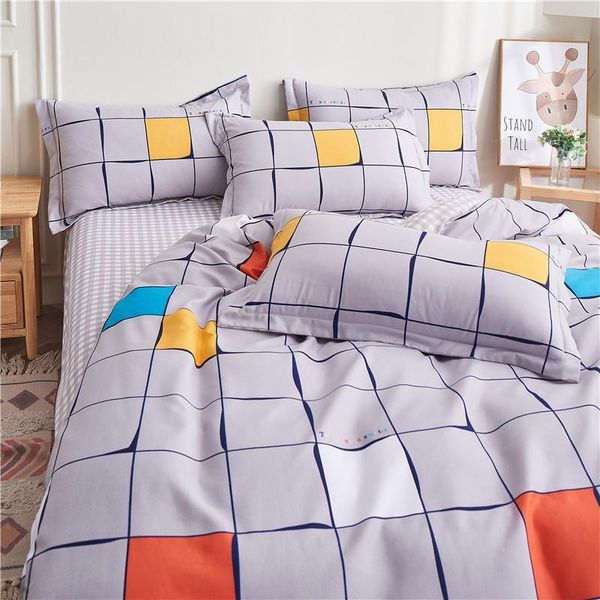 bedding sets home textile plaid printed duvet cover pillow case bed sheet breathable single double king twin covers set oceania
bedding sets home textile plaid printed duvet cover pillow case bed sheet breathable single double king twin covers set oceania