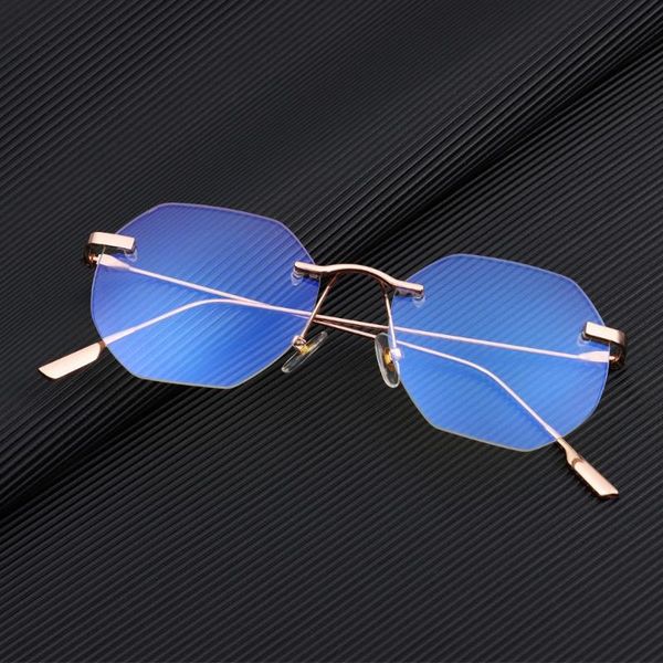 sunglasses anti-blue light glasses men women rimless optical frame eye protection ultra eyeglasses computer goggles, White;black
sunglasses anti-blue light glasses men women rimless optical frame eye protection ultra eyeglasses computer goggles, White;black