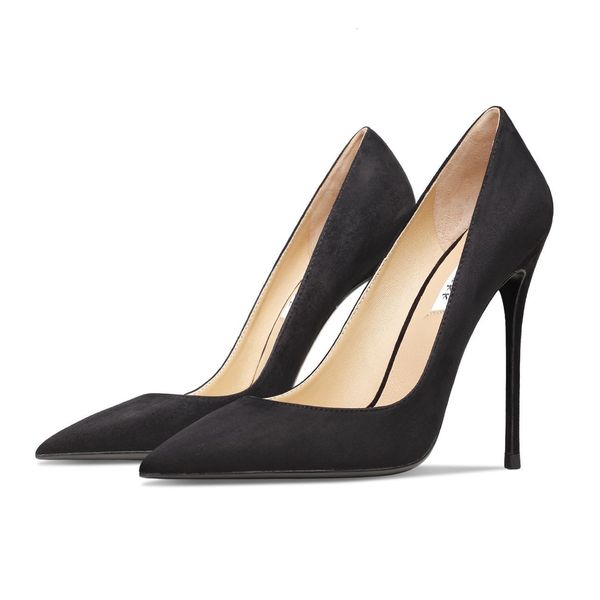 dress shoes genuine leather suede classic pumps pointed toe women high heels ladies work office luxury woman wedding 6/10cm u, Black
dress shoes genuine leather suede classic pumps pointed toe women high heels ladies work office luxury woman wedding 6/10cm u, Black