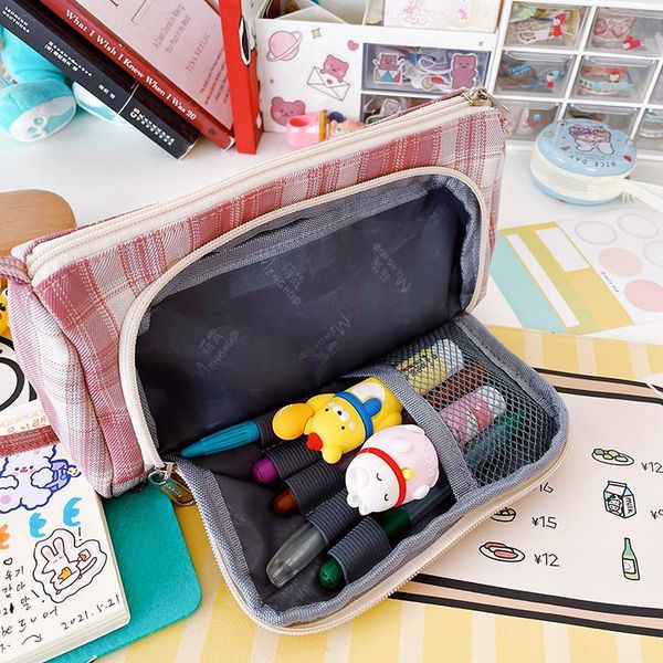 wallets kawaii pencil case fashion large capacity boys and girls school pen packet supplies bag box pouch stationery, Red;black
wallets kawaii pencil case fashion large capacity boys and girls school pen packet supplies bag box pouch stationery, Red;black