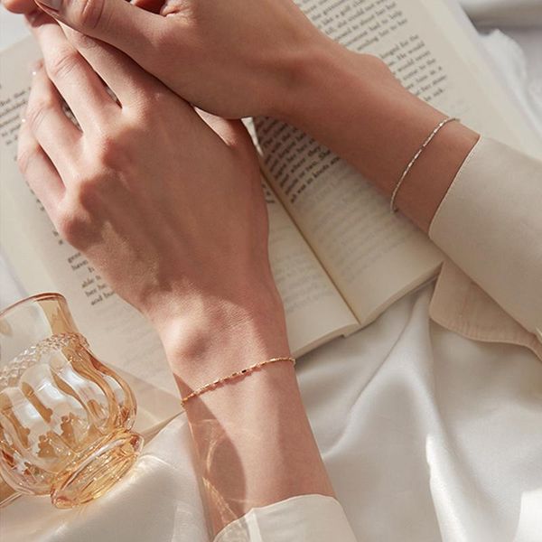 link, chain bracelets for women ins fashion aesthetic gold fine hand girlfriend bangle gifts cube anklets adjustable bohemia jewelry, Black
link, chain bracelets for women ins fashion aesthetic gold fine hand girlfriend bangle gifts cube anklets adjustable bohemia jewelry, Black