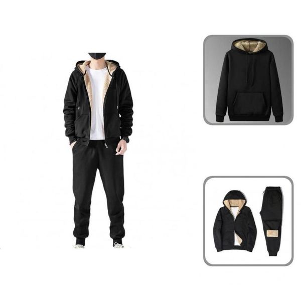jogging clothing 2pcs/set men's tracksuit hooded sets leisure simple winter sweatshirt zipper cardigan coat solid color for sports suit, Black;red
jogging clothing 2pcs/set men's tracksuit hooded sets leisure simple winter sweatshirt zipper cardigan coat solid color for sports suit, Black;red