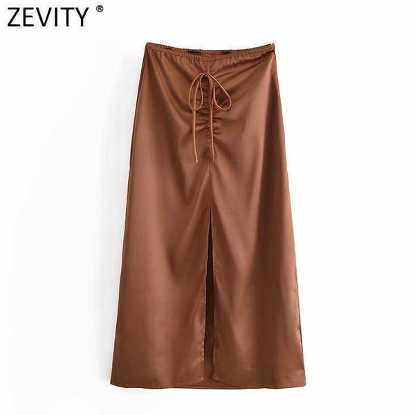 zevity women vintage solid color pleated bow tied soft satin skirt faldas mujer femme side zipper chic slim split vestido qun798 210603, Black
zevity women vintage solid color pleated bow tied soft satin skirt faldas mujer femme side zipper chic slim split vestido qun798 210603, Black