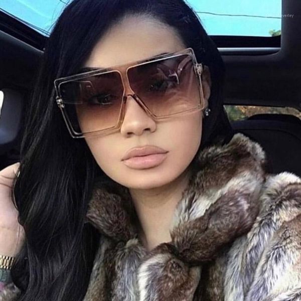 sunglasses classic brand designer flat oversized women vintage luxury square mask sun glasses for female male shades uv400, White;black
sunglasses classic brand designer flat oversized women vintage luxury square mask sun glasses for female male shades uv400, White;black