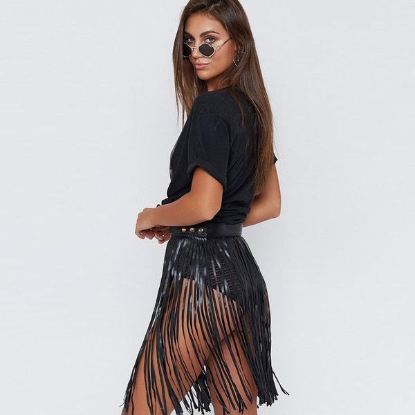 skirts tassel high waist pu leather women skirt fashion empire hollow out mini summer womens black beach sexy
skirts tassel high waist pu leather women skirt fashion empire hollow out mini summer womens black beach sexy