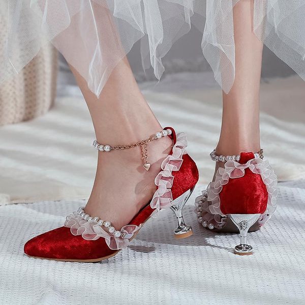 sandals fashion pearl luxury shoes women designers flannel high heel for party wedding thin plus size 45, Black
sandals fashion pearl luxury shoes women designers flannel high heel for party wedding thin plus size 45, Black