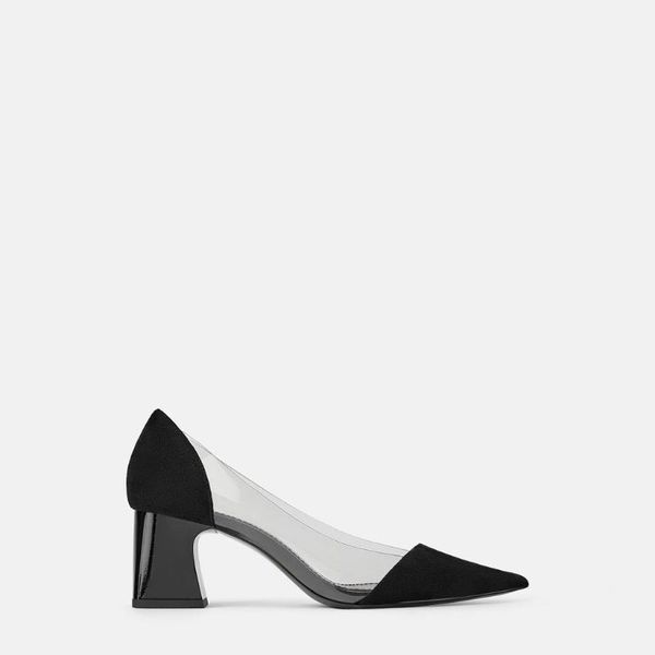 women's shoes shallow transparent stitching 2021 autumn pointed toe high-heeled black chunky high heel single dress
women's shoes shallow transparent stitching 2021 autumn pointed toe high-heeled black chunky high heel single dress