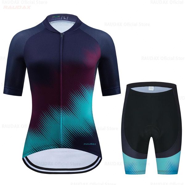 racing sets raudax 2021 summer women cycling jerseys set breathable short sleeve anti-uv bicycle clothing quick-dry road bike jersey suit, Black;blue
racing sets raudax 2021 summer women cycling jerseys set breathable short sleeve anti-uv bicycle clothing quick-dry road bike jersey suit, Black;blue