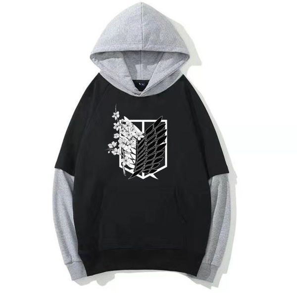 men's hoodies & sweatshirts novelty attack on titan anime hoodie harajuku sweatshirt loose pockets long sleeve pullovers aesthetic uni, Black
men's hoodies & sweatshirts novelty attack on titan anime hoodie harajuku sweatshirt loose pockets long sleeve pullovers aesthetic uni, Black
