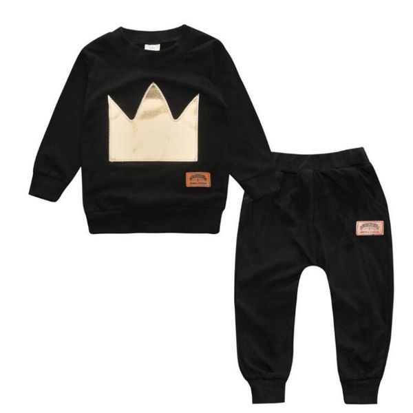 0-24 monthstoddler baby boys clothing set crown embroidered t-shirt and long pants 2pcs boys costume kids sport outfit, White
0-24 monthstoddler baby boys clothing set crown embroidered t-shirt and long pants 2pcs boys costume kids sport outfit, White
