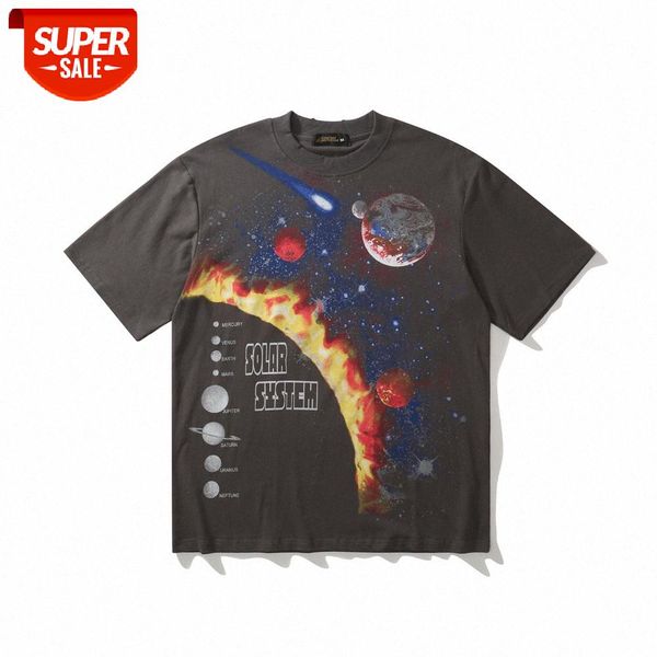 planet print short-sleeved t-shirt men's ins european and american five-point sleeves bf harajuku style street flow loose half #4c2q, White;black
planet print short-sleeved t-shirt men's ins european and american five-point sleeves bf harajuku style street flow loose half #4c2q, White;black
