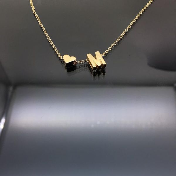 chains 2021 hearts contracted beginner's mind collarbone chain jewelry stainless steel alloy electroplating 26 letters necklace, Silver
chains 2021 hearts contracted beginner's mind collarbone chain jewelry stainless steel alloy electroplating 26 letters necklace, Silver
