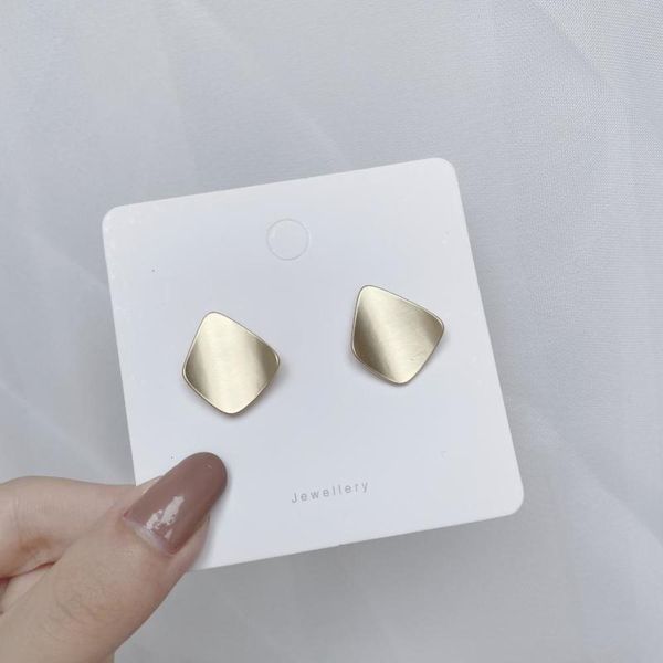 metallic earrings female matte net red simple earrings
metallic earrings female matte net red simple earrings