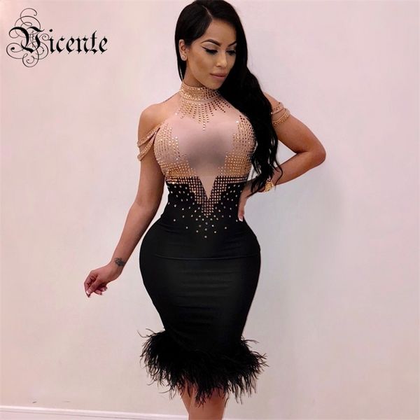 chic feather beads design color block off the shoulder celebrity party club bandage midi dress 210520, Black;gray
chic feather beads design color block off the shoulder celebrity party club bandage midi dress 210520, Black;gray