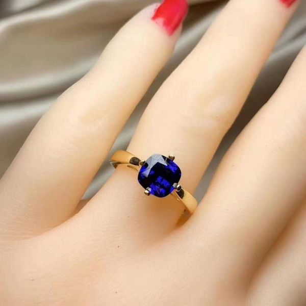 cluster rings natural real blue sapphire ring 925 sterling silver fine handworked jewelry finger, Golden;silver
cluster rings natural real blue sapphire ring 925 sterling silver fine handworked jewelry finger, Golden;silver