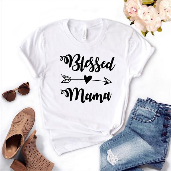 blessed mama arrow print and men t shirts women cotton funny for lady yong girl street tee 6 colors, White;black
blessed mama arrow print and men t shirts women cotton funny for lady yong girl street tee 6 colors, White;black