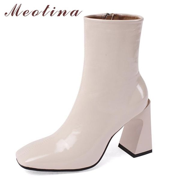boots meotina real leather super high heel short women shoes square toe strange style zip ankle lady autumn winter 40 gw9a, Black
boots meotina real leather super high heel short women shoes square toe strange style zip ankle lady autumn winter 40 gw9a, Black