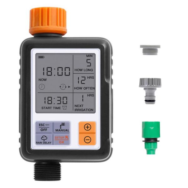 watering equipments 1 set automatic irrigation water timer screen sprinkler controller (single exit)
watering equipments 1 set automatic irrigation water timer screen sprinkler controller (single exit)