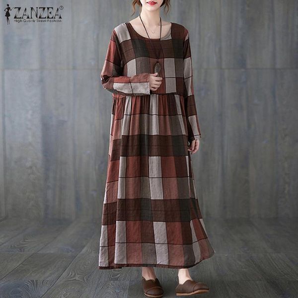 casual dresses elegant long sleeve sundress grid print kaftan autumn o neck plaid dress 2022 women baggy checked vestidos, Black;gray
casual dresses elegant long sleeve sundress grid print kaftan autumn o neck plaid dress 2022 women baggy checked vestidos, Black;gray